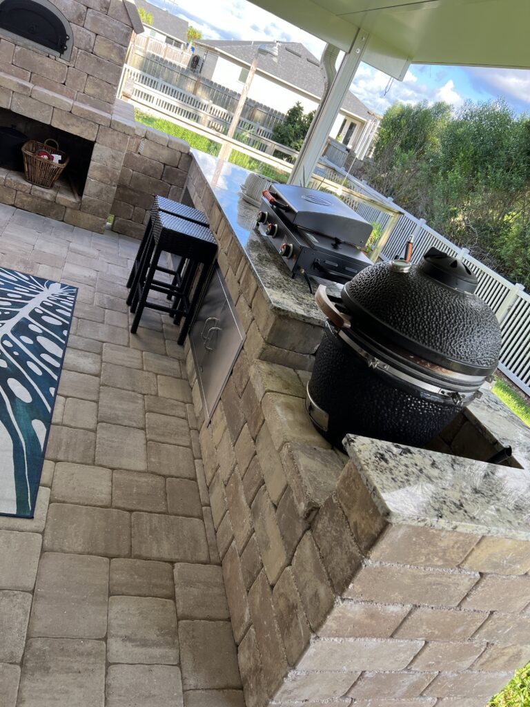 paver installation outdoor kitchens pensacola